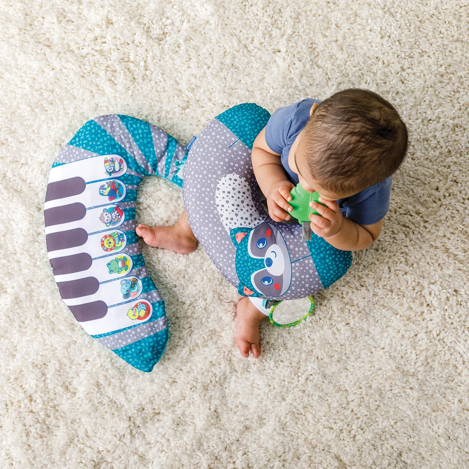 3 in 1 Tummy Time Kicking Piano Baby Gym