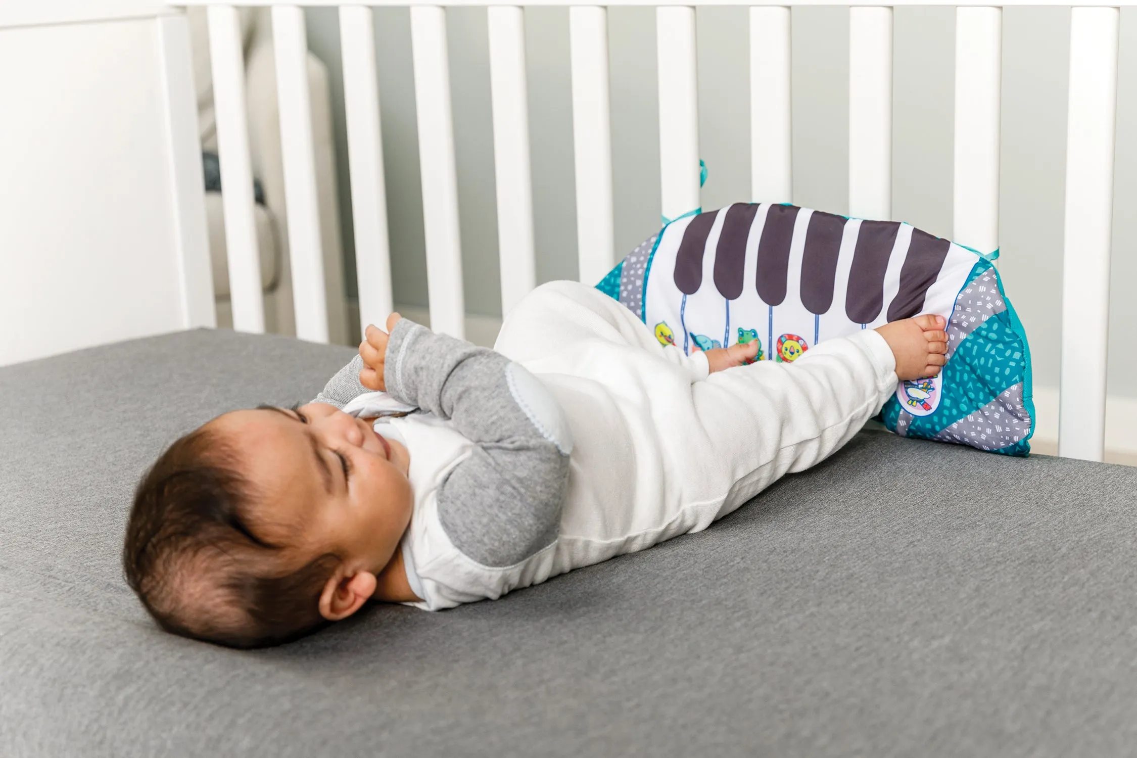 3 in 1 Tummy Time Kicking Piano Baby Gym