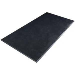 32 x 39" Black Rubberized Entry Mat