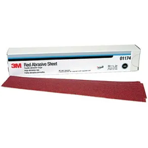 3M™ RED ABRASIVE STIKIT™ SHEET