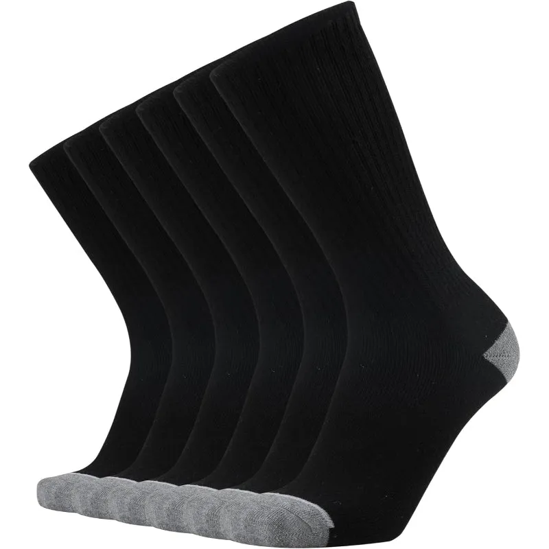 6 Pairs Heavy Duty Running Socks - Anti-Blister Comfort