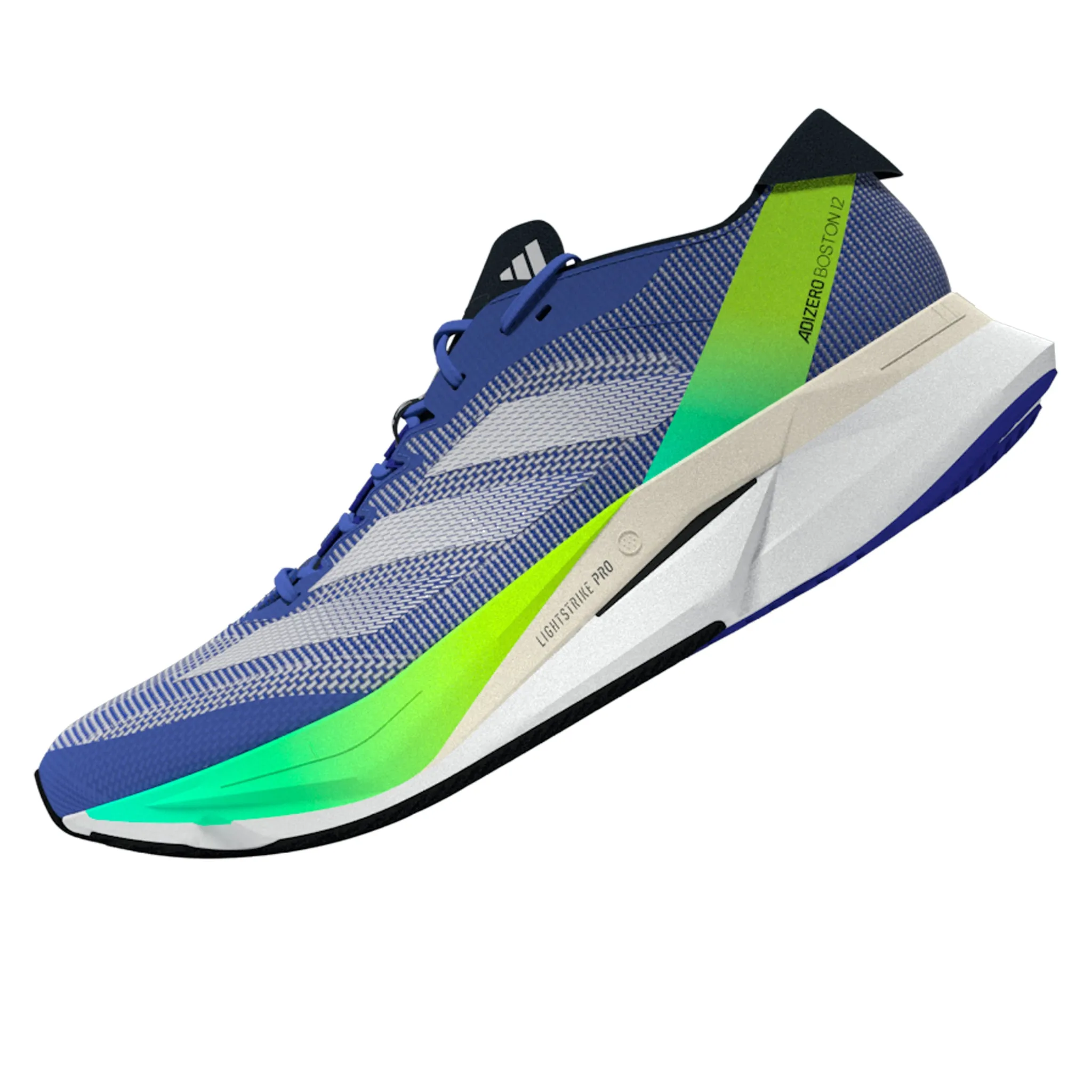 Adidas Adizero Boston 12 Men's Cobalt Blue Zero Metallic Lucid Blue