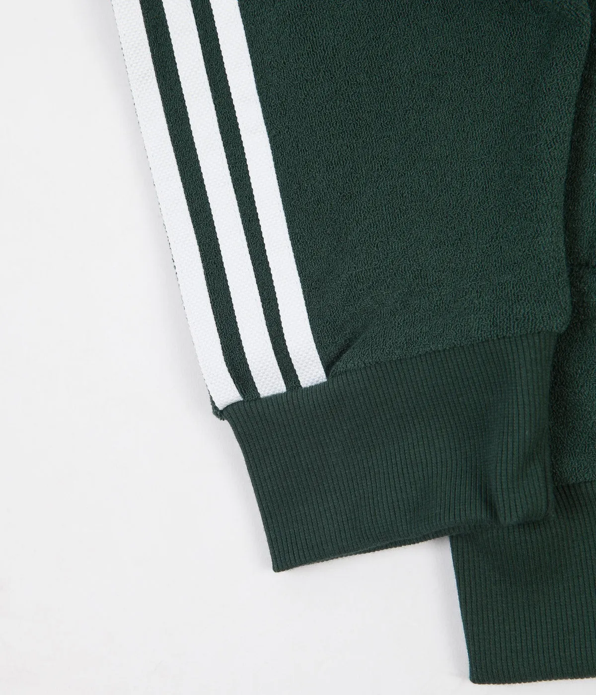 Adidas Bouclette Jacket - Mineral Green / White