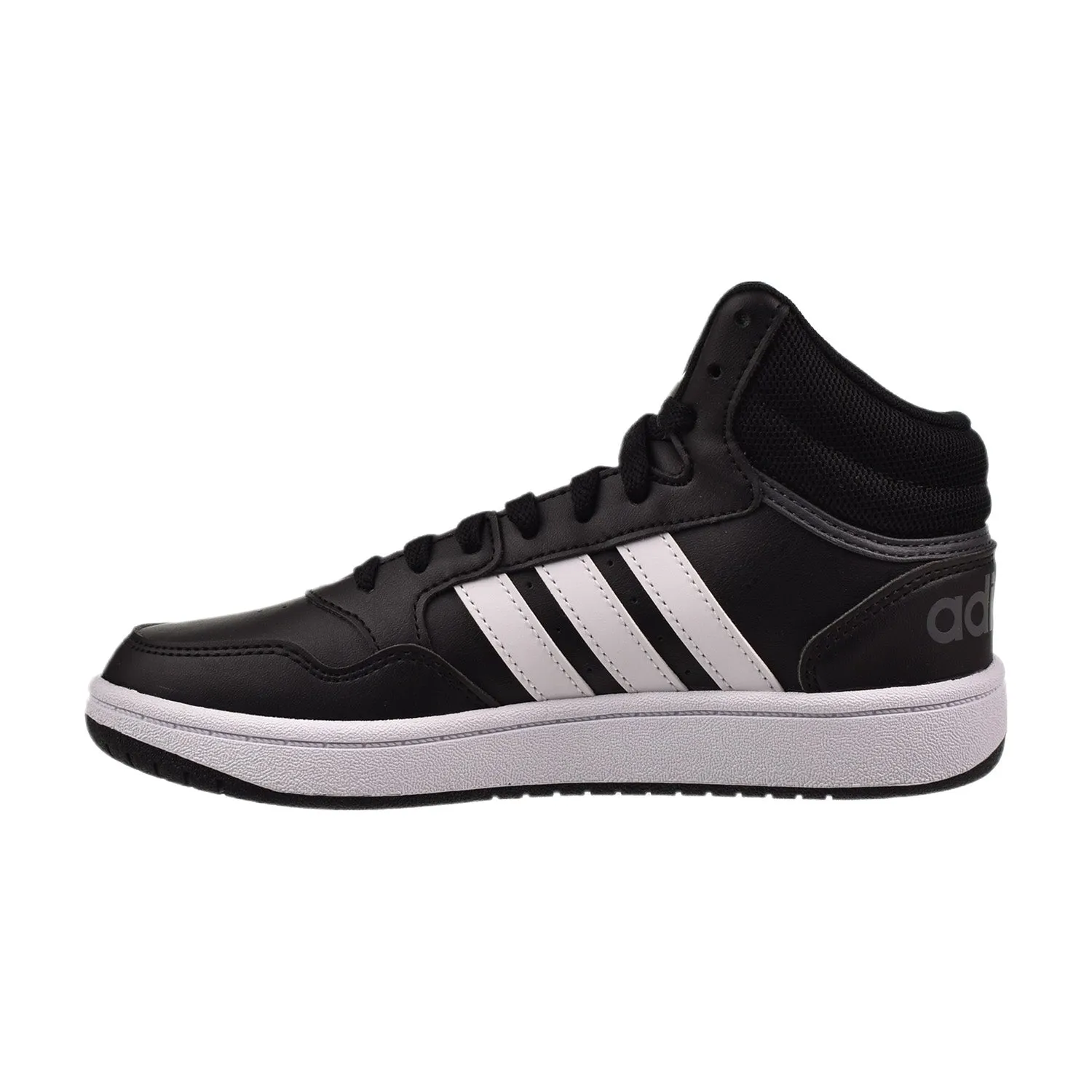 Adidas Hoops 3.0 Mid Kids' Shoes Core Black-Cloud White