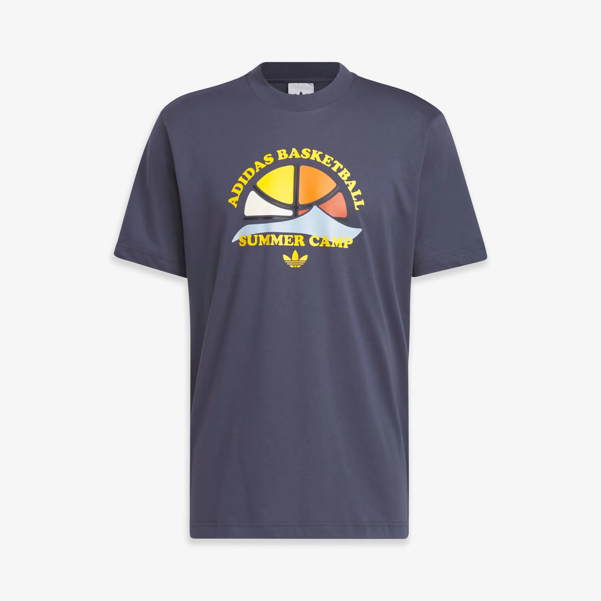 Adidas Originals | BASKETBALL SHORT SLEEVE TEE  { SHADOW NAVY