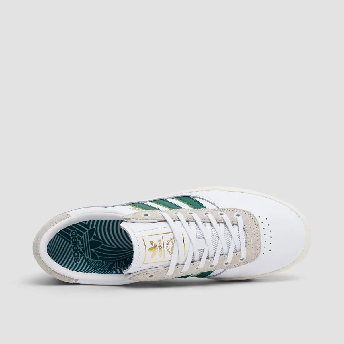 adidas Puig Indoor Shoes - Footwear White/Dark Green/Core White