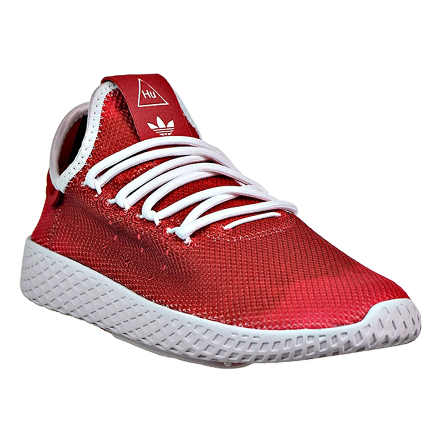 Adidas PW Tennis HU J Big Kids Shoes Scarlet/Footwear White/Footwear White