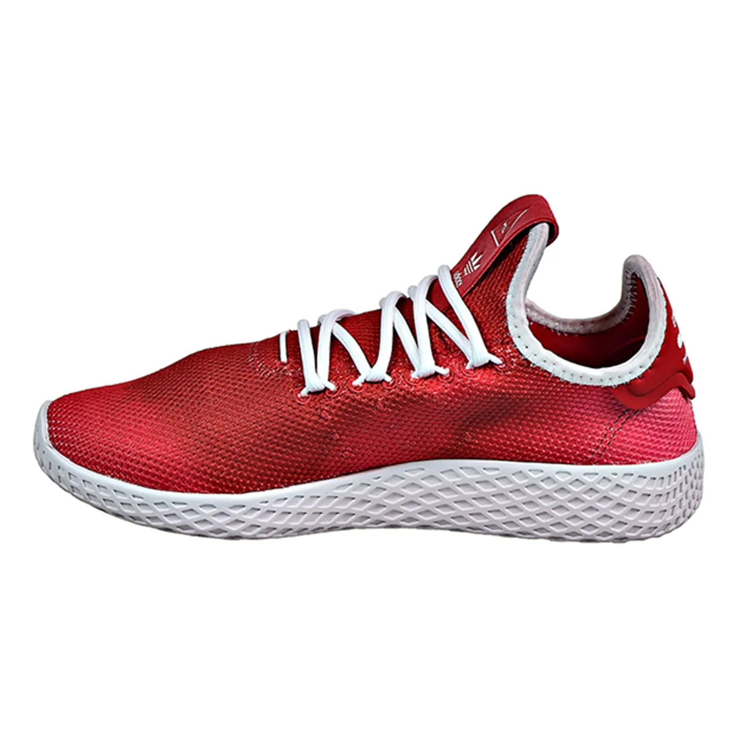 Adidas PW Tennis HU J Big Kids Shoes Scarlet/Footwear White/Footwear White