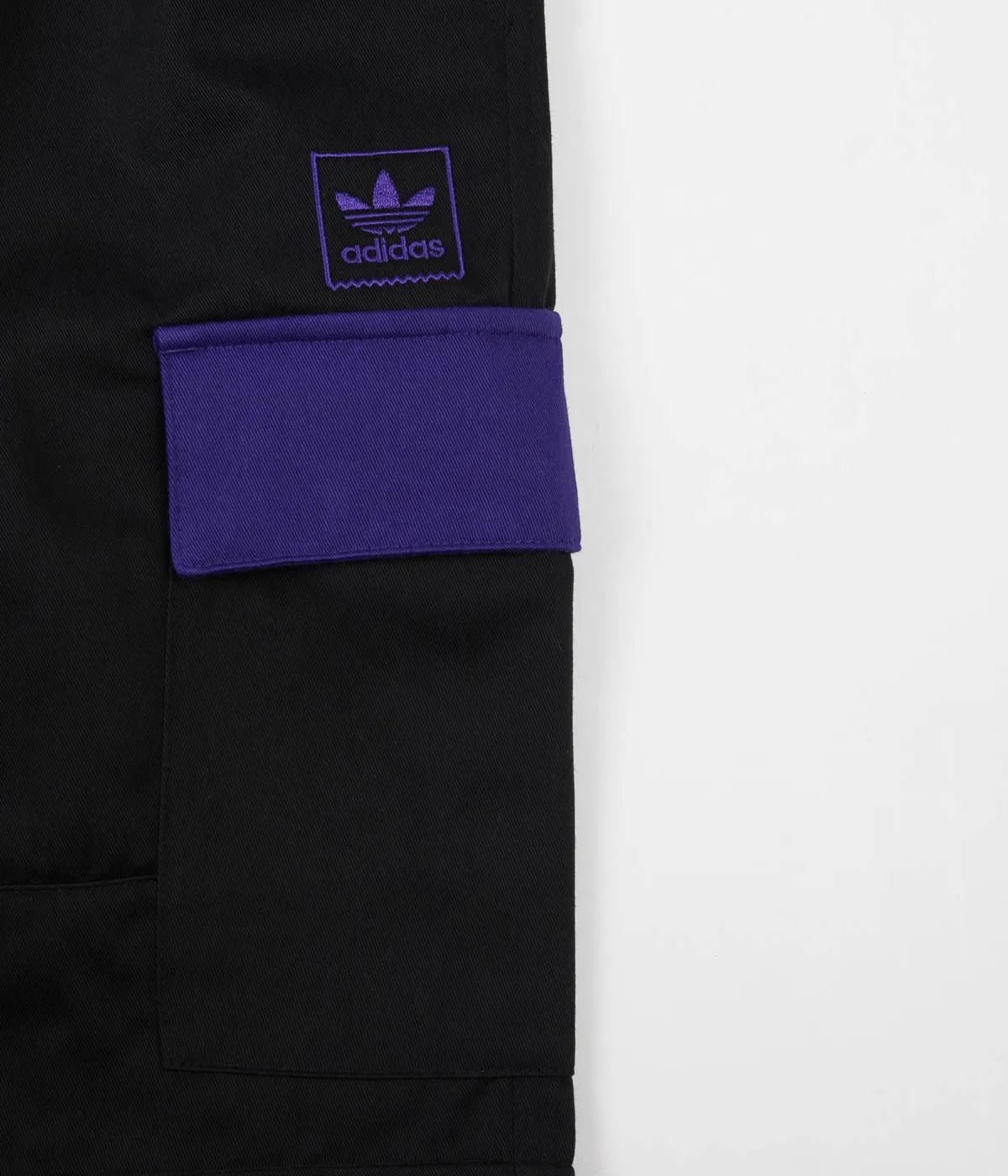 Adidas x Hardies Track Pants - Black / Collegiate Purple