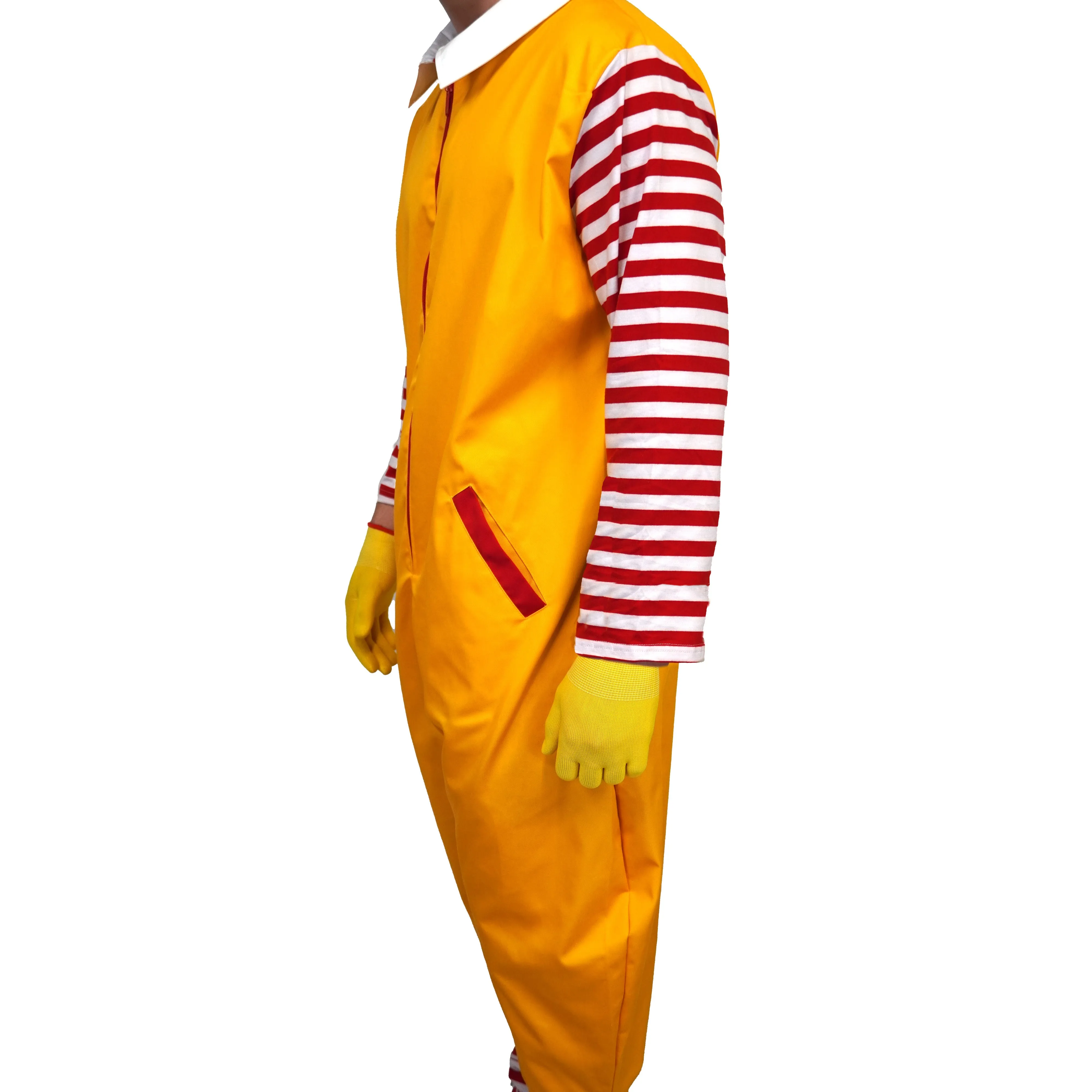 Adult Ronald McDonald Style Clown Costume