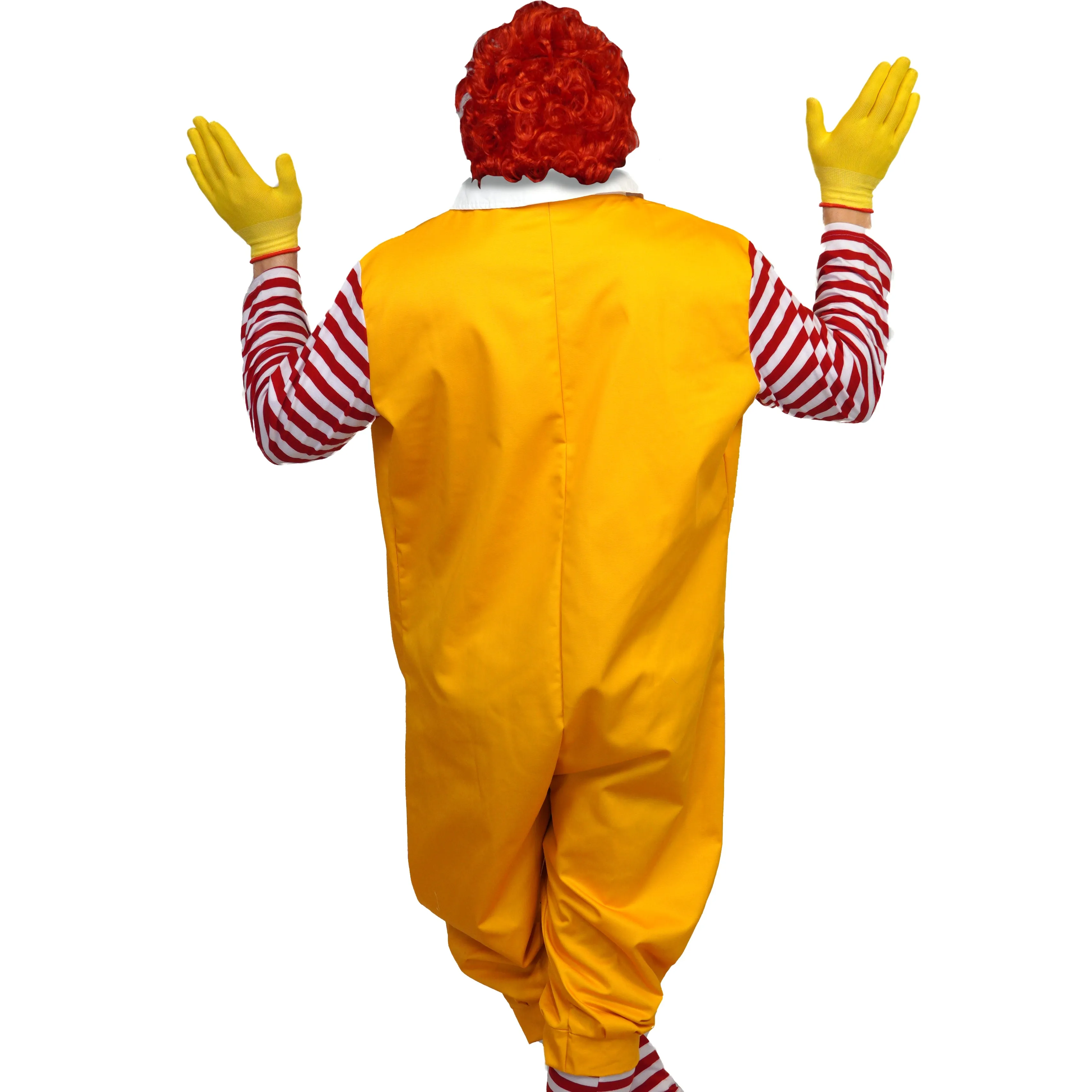 Adult Ronald McDonald Style Clown Costume