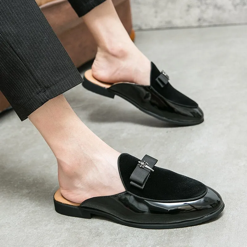 Advbridge Fashion Men Mules Big Size 38-48 Summer Slippers Slip On Lazy Shoes Breathable Mens Loafers Indoor Slides Adult Leisure Shoes