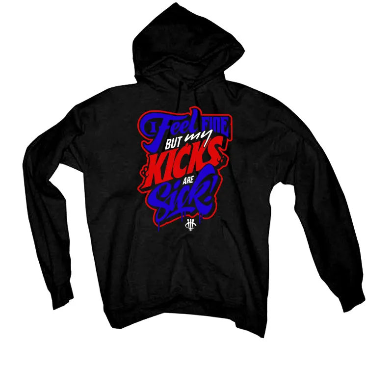 Air Jordan 8 “Playoffs” | illcurrency Black T-Shirt (Kicks Are Sick)