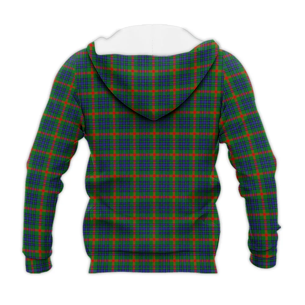 Aiton Tartan Knitted Hoodie