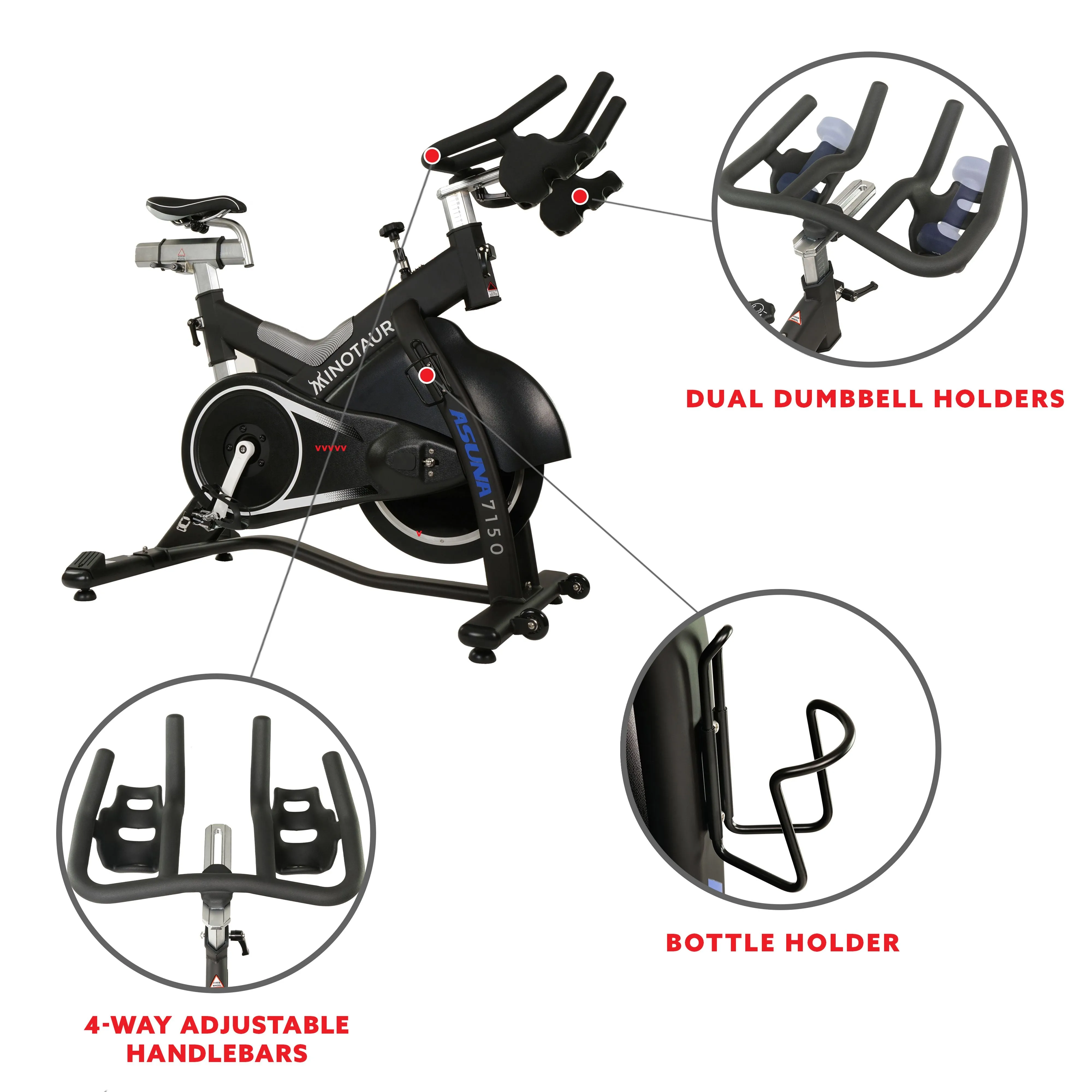 ASUNA Minotaur Magnetic Commercial Indoor Cycling Bike