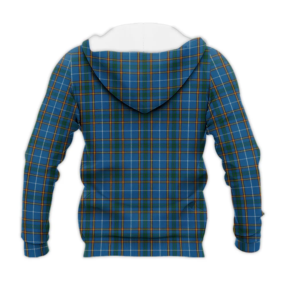 Bain Tartan Knitted Hoodie