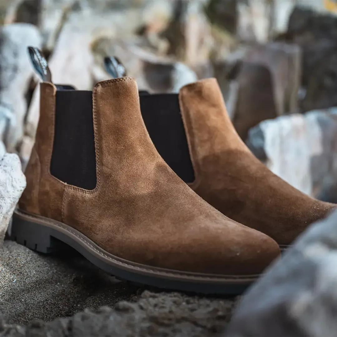 Banff Country Dealer Boots - Coffee Suede by Hoggs of Fife