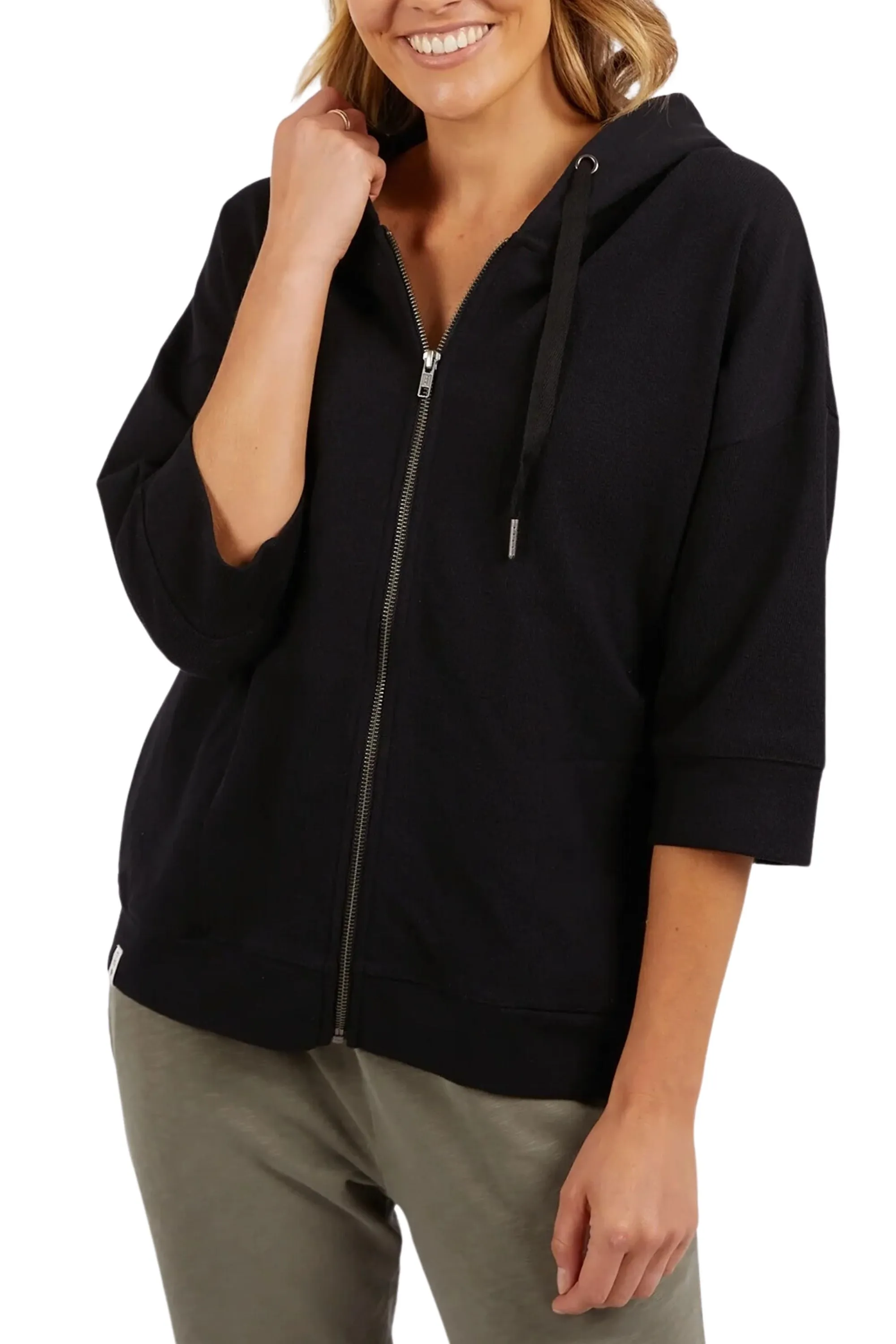 BEACHY ZIP HOODY - 81X4197