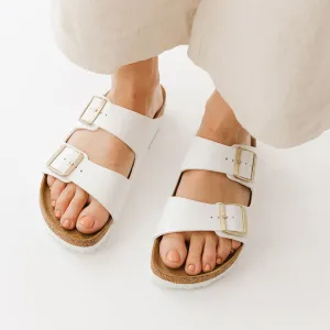 Birkenstock Arizona Birko Flor-Patent White