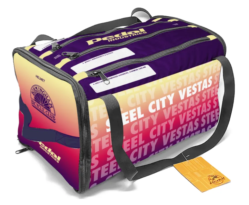 Birmingham Bicycle Club 2024 CYCLING RACEDAY BAG™ - STEEL CITY VESTAS