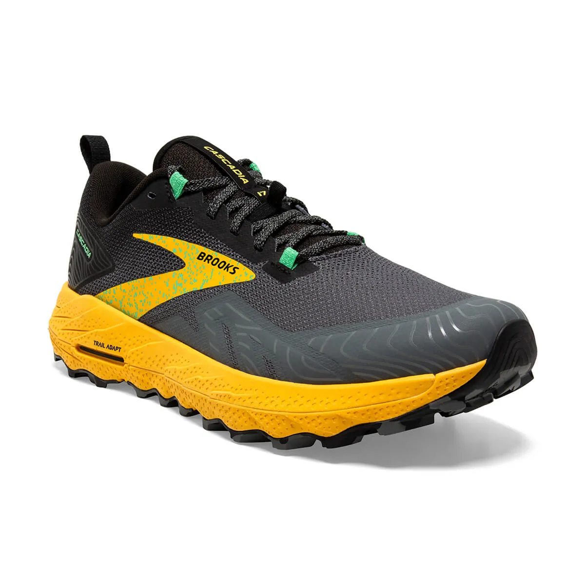 Brooks Cascadia 17 Mens | Lemon Chrome/sedona Sage