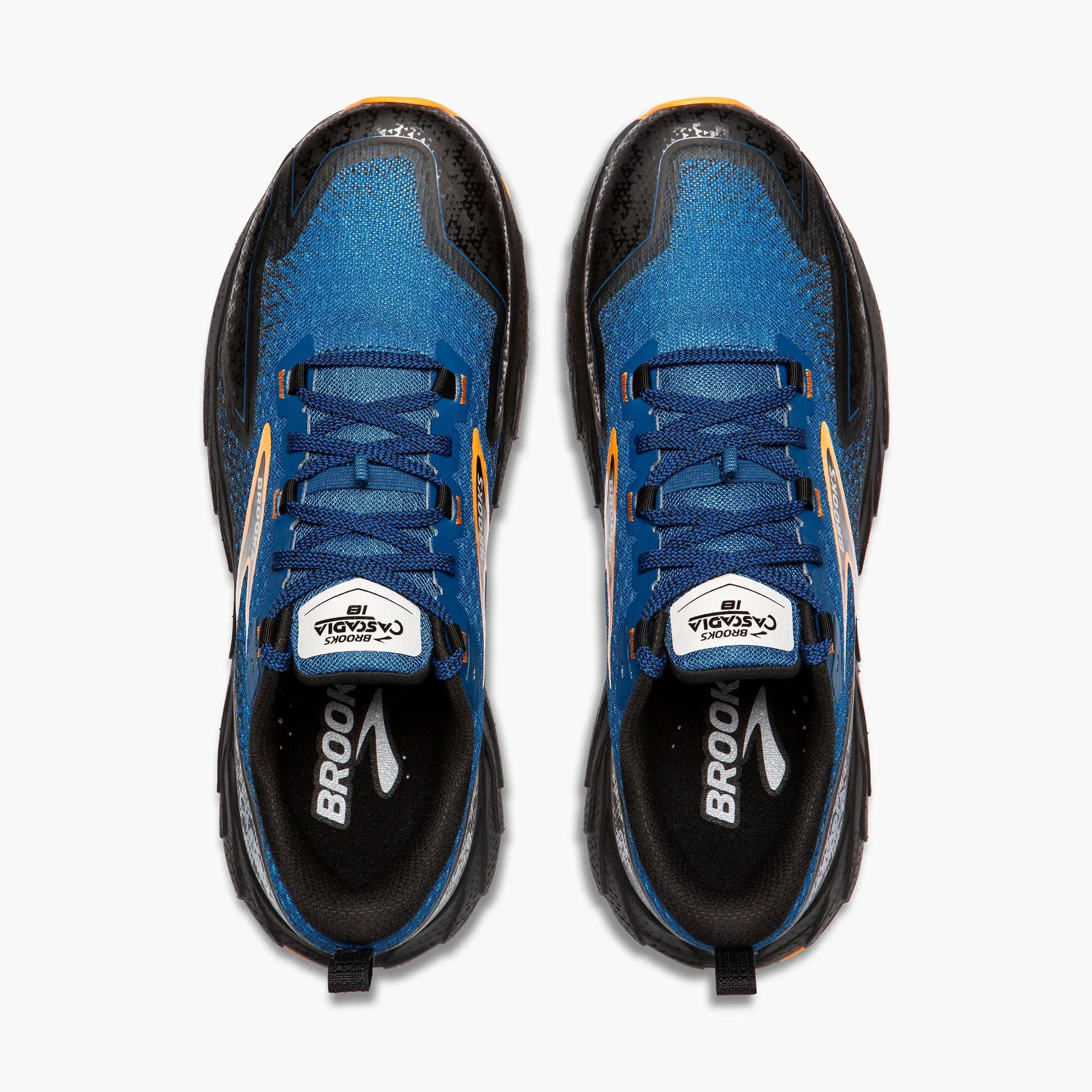 Brooks Cascadia 18 | Blue Sapphire / Black / Orange | Mens