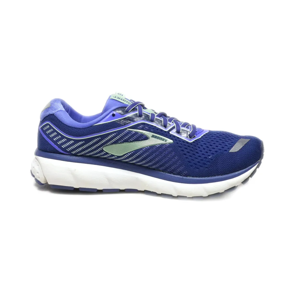 Brooks Ghost 12 Sport Shoes Fabric Blue Colour For Men