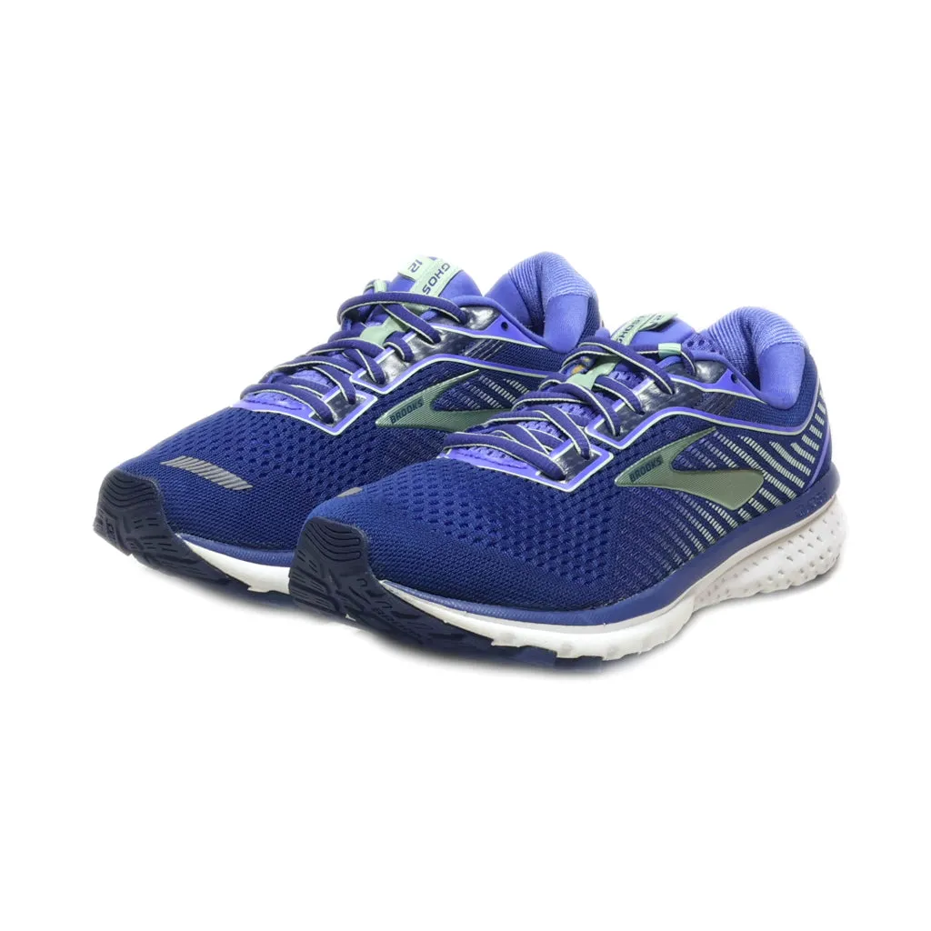 Brooks Ghost 12 Sport Shoes Fabric Blue Colour For Men