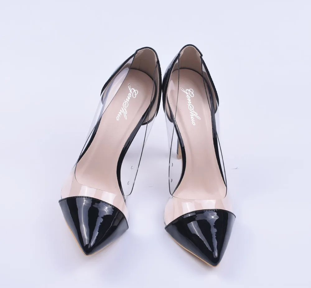 CASSIDY Black Patent Leather Pumps