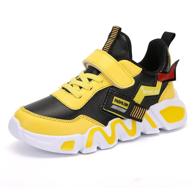 Children's Shoes Men's Leather Sneakers Spring Light