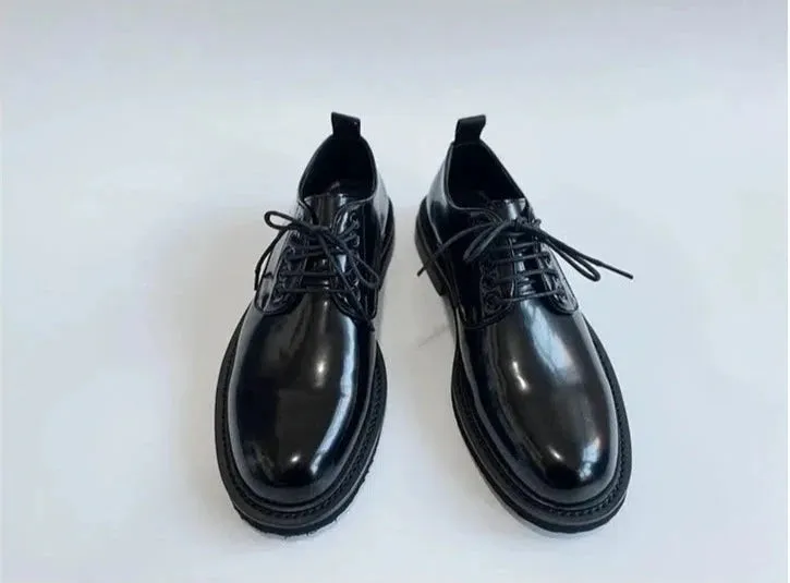 Classic Leather Lace-Up Dress Shoes