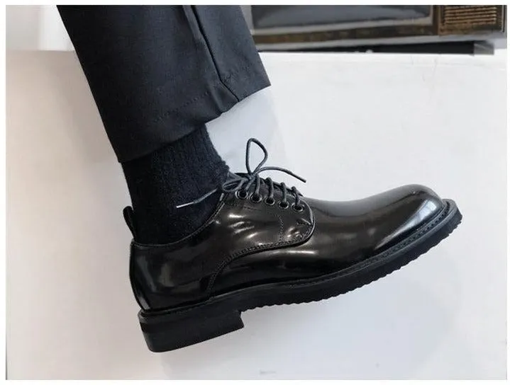 Classic Leather Lace-Up Dress Shoes