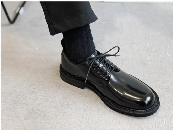 Classic Leather Lace-Up Dress Shoes