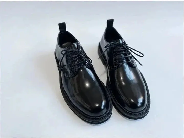 Classic Leather Lace-Up Dress Shoes