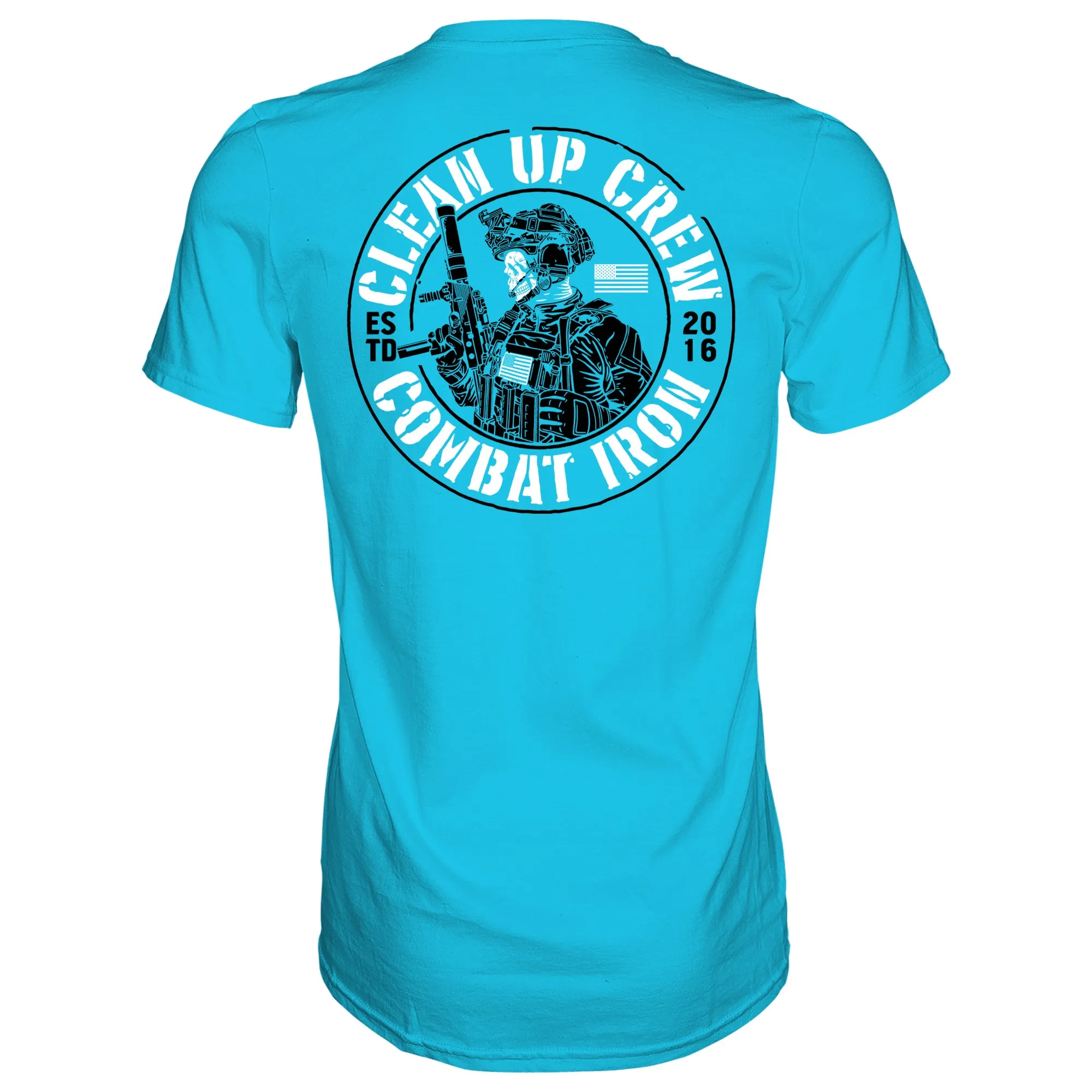 Clean up Crew Operator Skull Men's T-Shirt