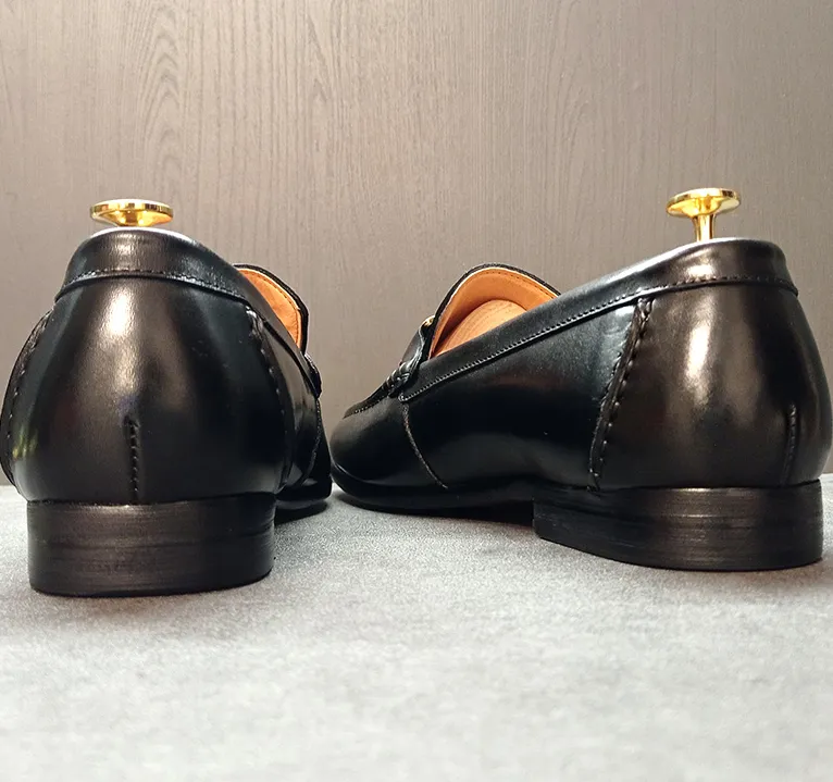 Coal Gold Chain Slip-On Shoes