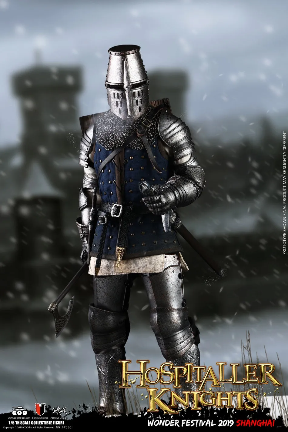 Coomodel SE050 WF 2019 THE CRUSADER HOSPITALLER KNIGHT 1/6 Scale Action Figure