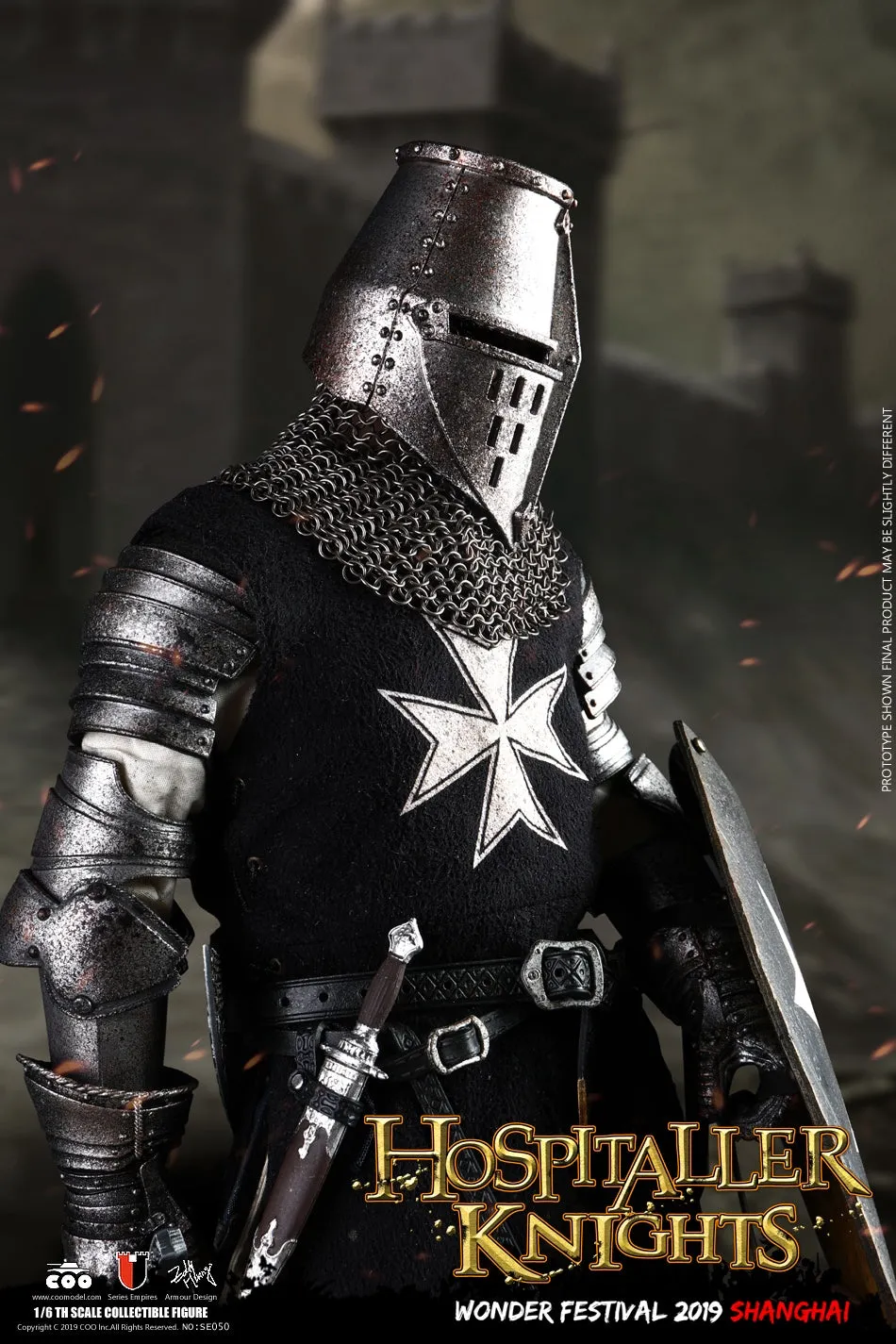 Coomodel SE050 WF 2019 THE CRUSADER HOSPITALLER KNIGHT 1/6 Scale Action Figure