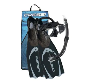 Cressi Pluma Mask, Snorkel & Fin Sets