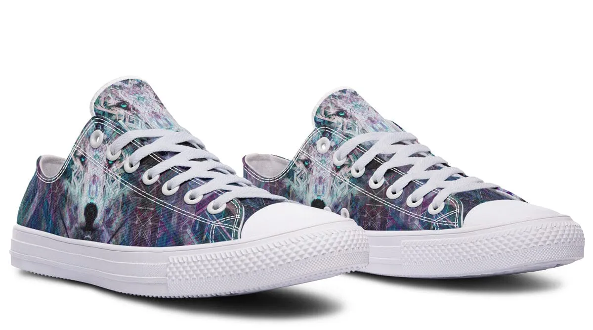 Crystal Wolf Low Top Shoes