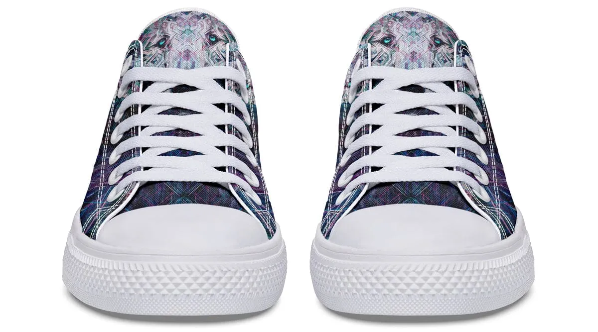 Crystal Wolf Low Top Shoes