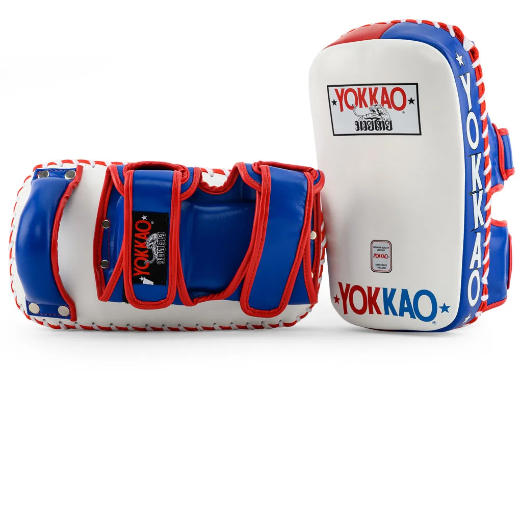 Curved Kicking Pads Thai Flag