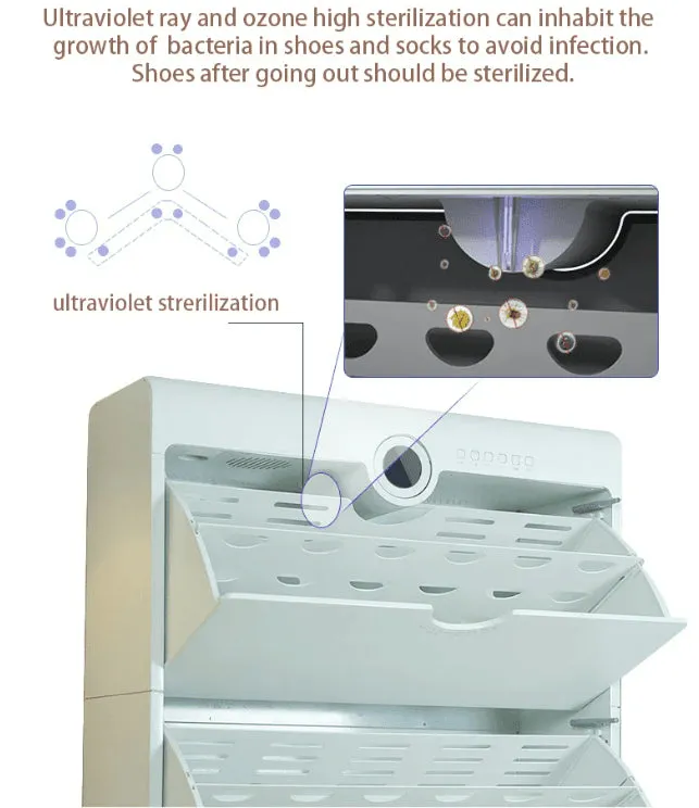 Deodorizing and Demoisturizing Shoe Cabinet