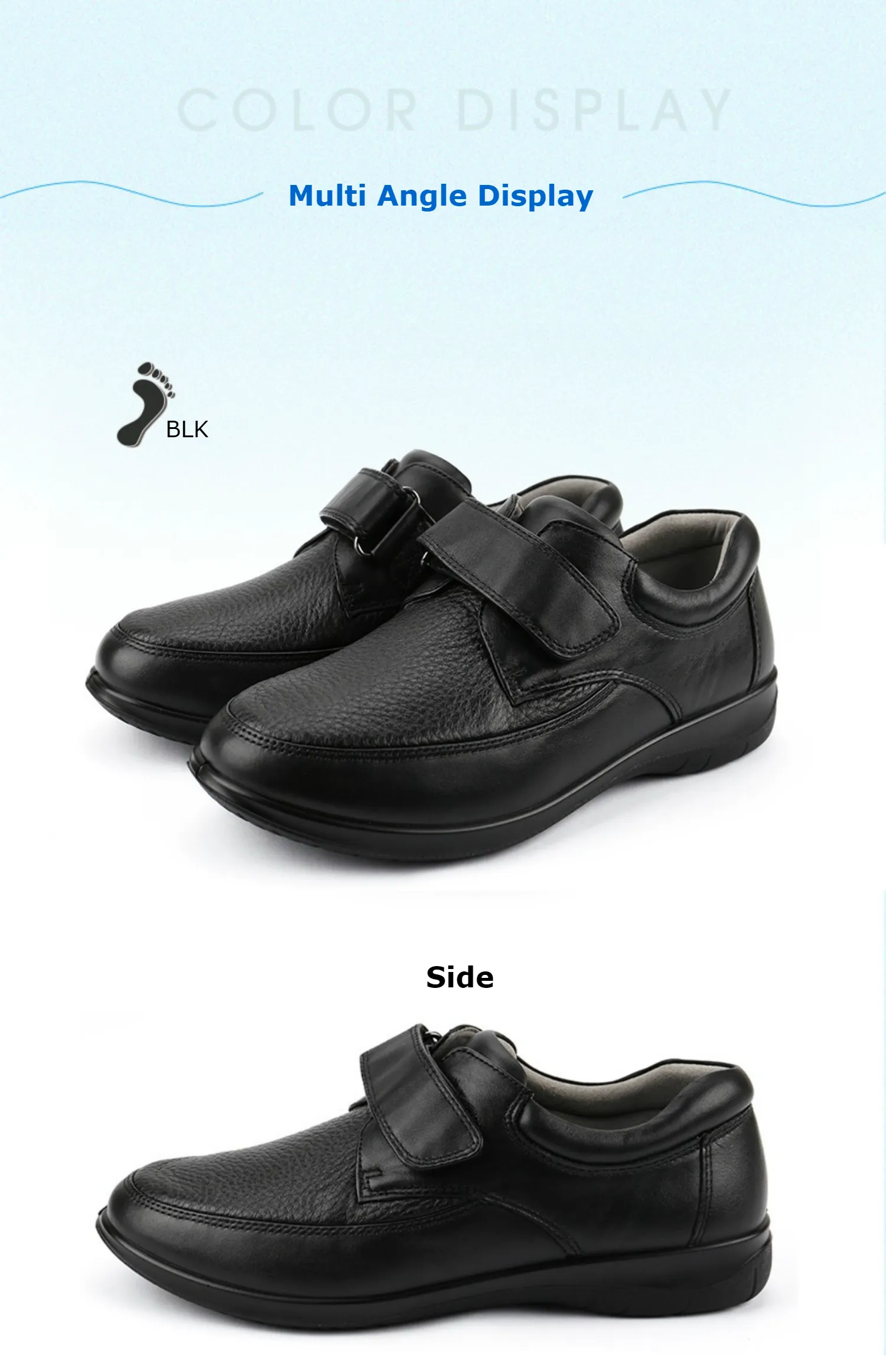 DR.KONG SENIOR (MEN) / ELDERLY SHOES DK-L52915E3-BLK(RP : $259)