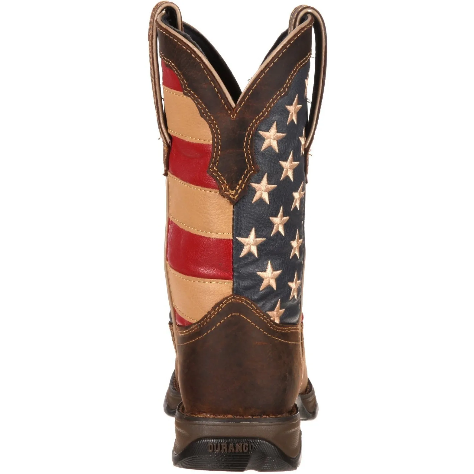 Durango Women's Lady Rebel Patriotic 10" Square Toe Western Flag Boot RD4414