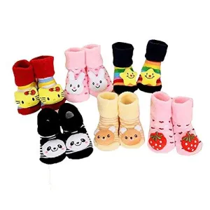 EIOTM New Born Baby Socks cum shoes - 2 Pair set Free Delivery