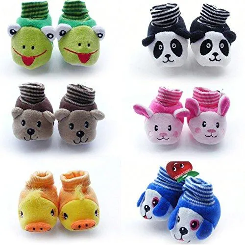 EIOTM New Born Baby Socks cum shoes - 2 Pair set Free Delivery