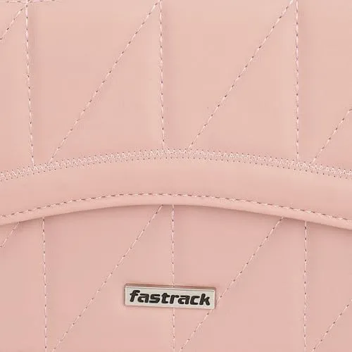 Fastrack Structured Quilted Sling Bag For Women, Ladies and Girls | Made Up of Premium Semi PU Leather Material