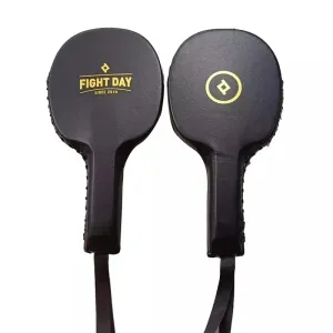 FIGHT DAY FFM7 MUAY THAI BOXING MMA PUNCH PADDLES FOCUS MITTS Black