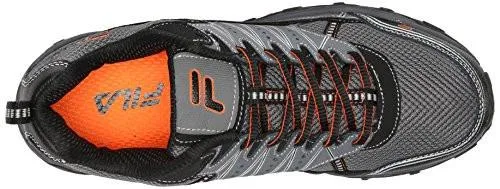 Fila At Tractile Running Shoe Pewterblackvibrant Orange 11.5 M US